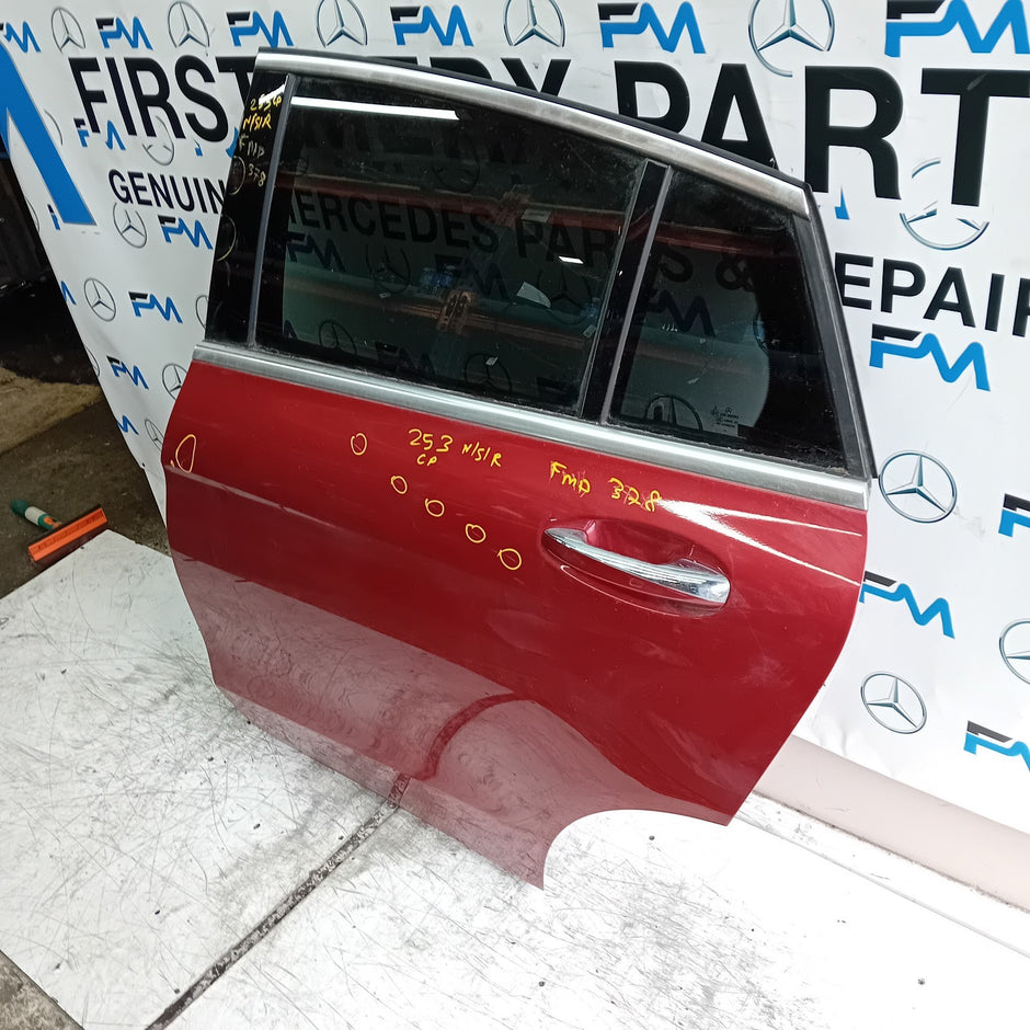 MERCEDES GLC X253 CP PASSENGER REAR DOOR NSR RED 2016 ON COMPLETE FMD378