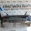 MERCEDES E-CLASS W213 SALOON REAR BUMPER 2016 A2138850001 BLACK COMPLETE FMX100