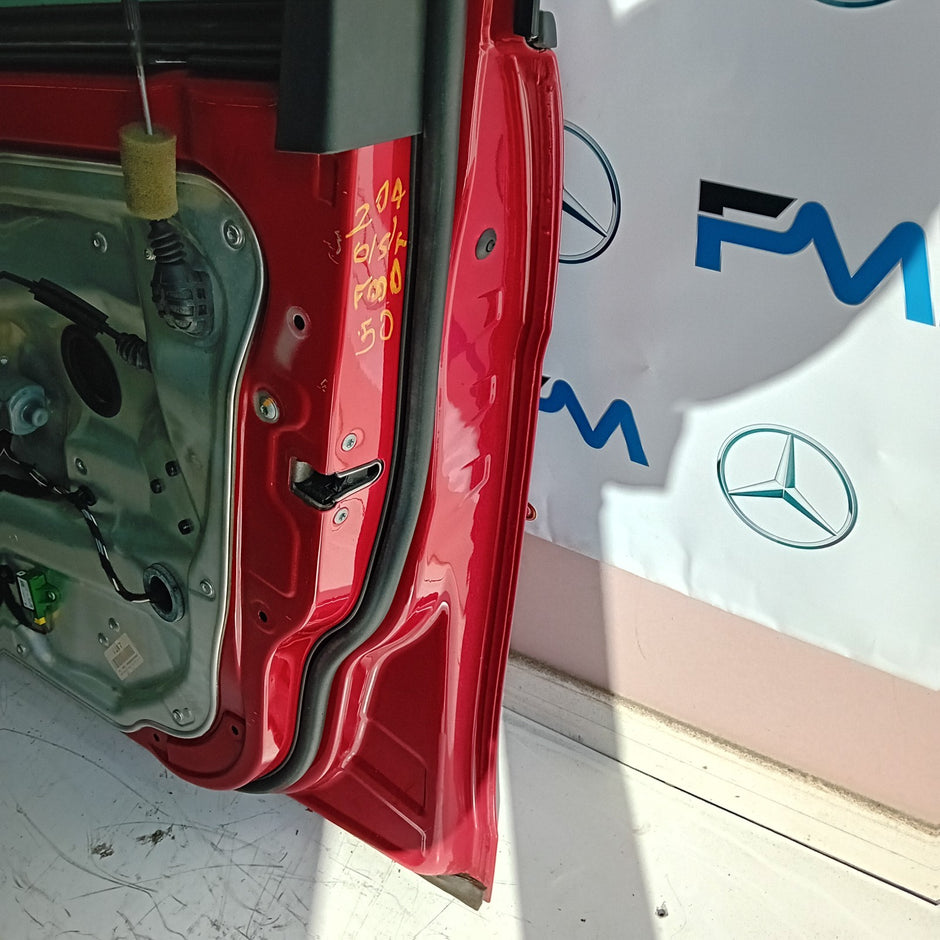 MERCEDES-BENZ C-CLASS W204 DRIVER SIDE FRONT DOOR O/S/F COMPLETE RED FMD50