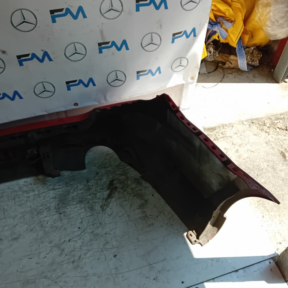 MERCEDES BENZ C-CLASS W204  REAR BUMPER A2048854238 2016 RED  FMX165