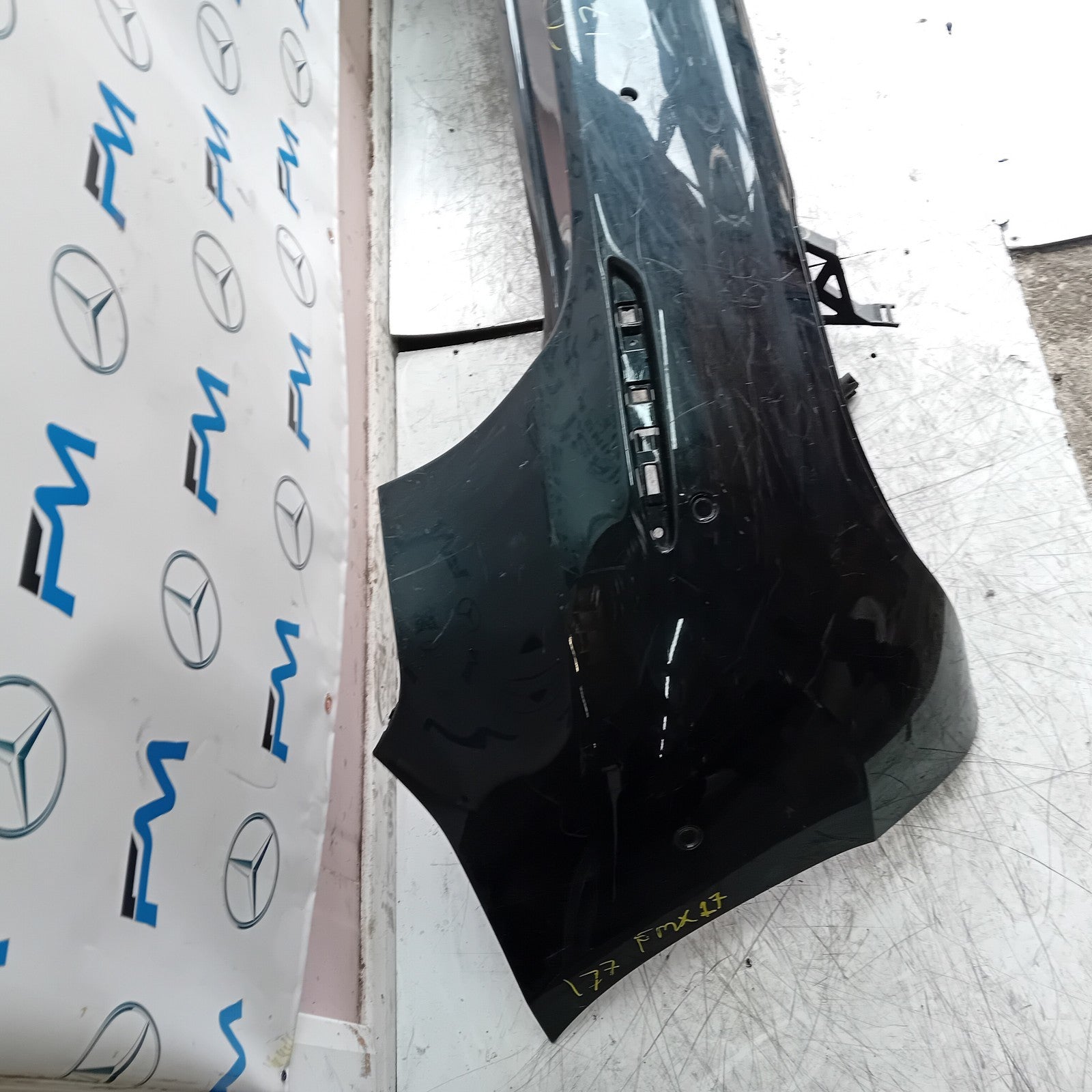 MERCEDES BENZ  A-CLASS W177 REAR BUMPER A1778856502 2018 BLACK FMX17