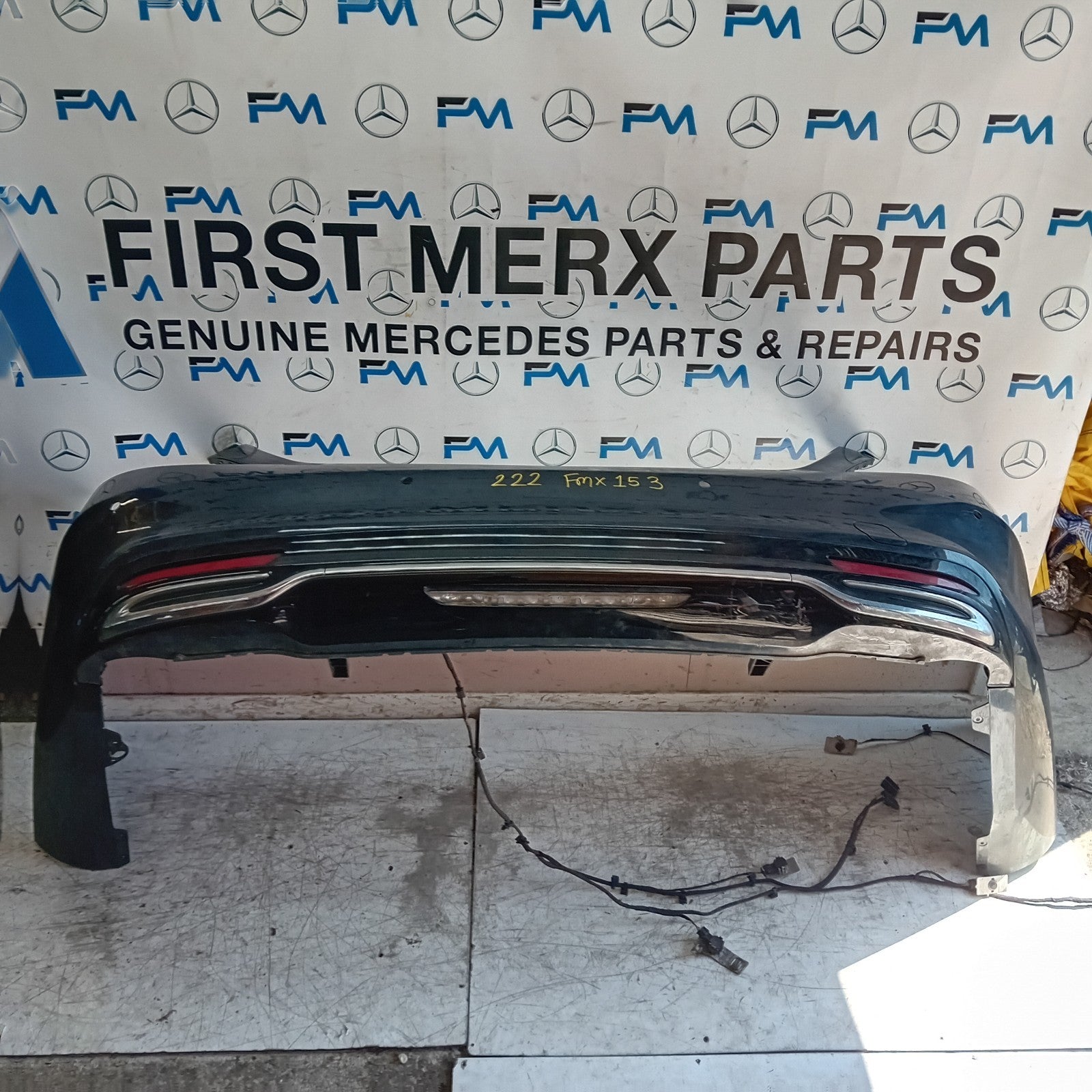 MERCEDES BENZ S-CLASS W222 SLN REAR BUMPER A2228803047 2016  FMX153