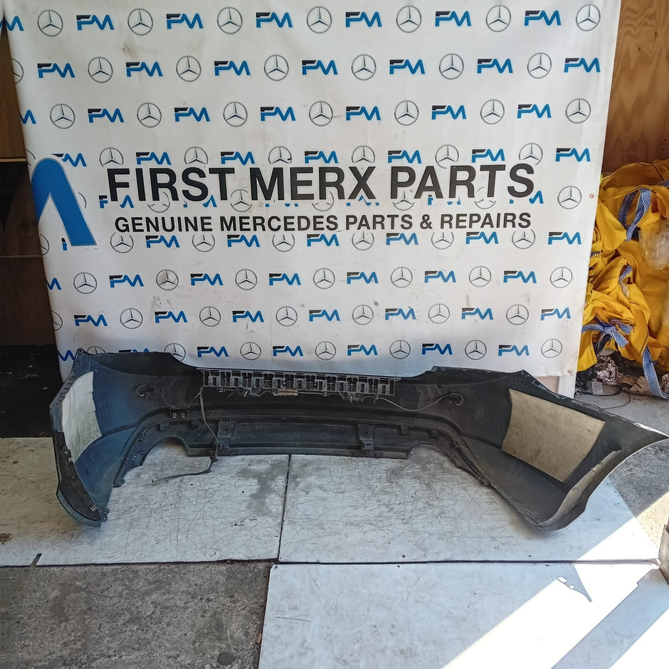 MERCEDES BENZ E-CLASS C207 COUPE REAR BUMPER BLACK 2015 FMX150