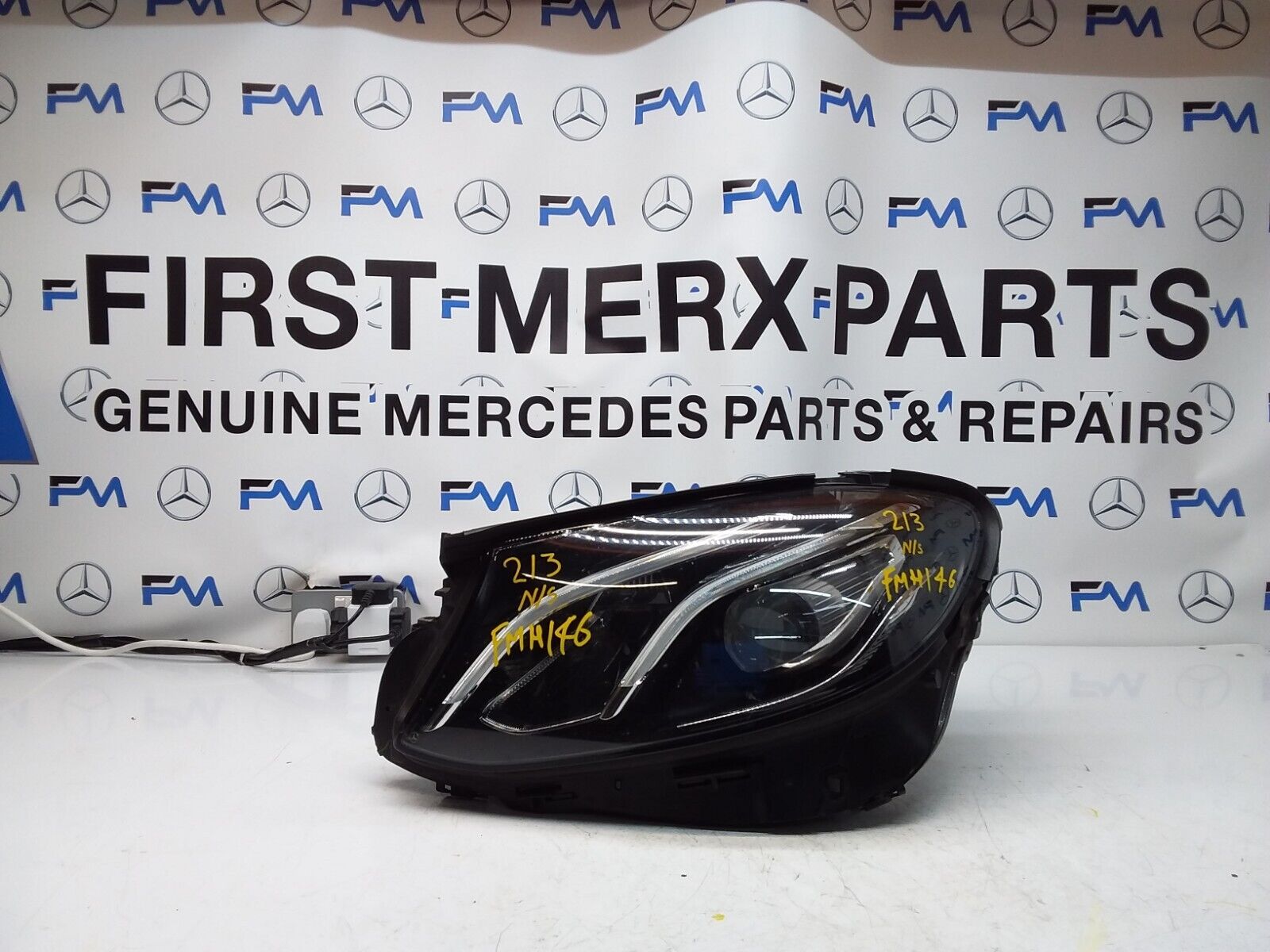 2018 MERCEDES E-CLASS W213 HEADLIGHT PASSENGER NS A2139064104 FMH146 LED HIGH