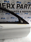 MERCEDES BENZ C-CLASS W205 DRIVER SIDE FRONT DOOR O/S/F COMPLETE WHITE  FMD88
