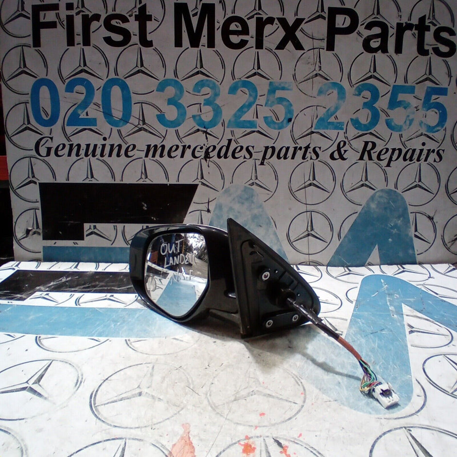 2015 MITSUBISHI OUTLANDER DRIVERS SIDE LEFT HAND WING MIRROR E11026919 DAMAGE
