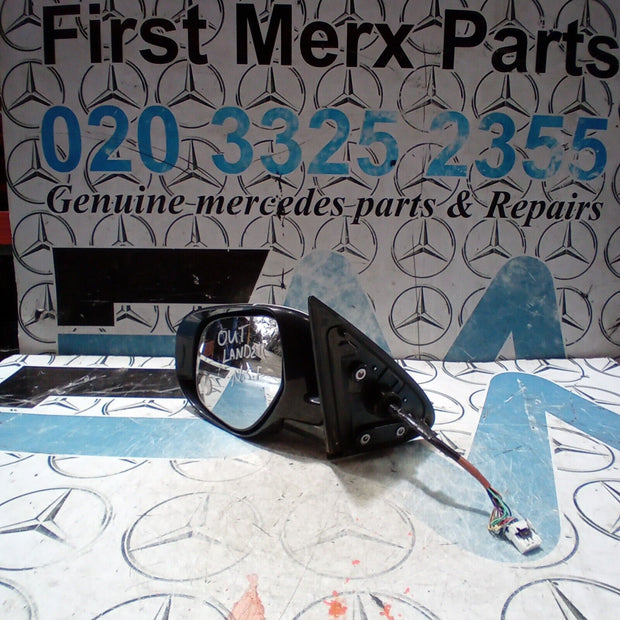 2015 MITSUBISHI OUTLANDER DRIVERS SIDE LEFT HAND WING MIRROR E11026919 DAMAGE
