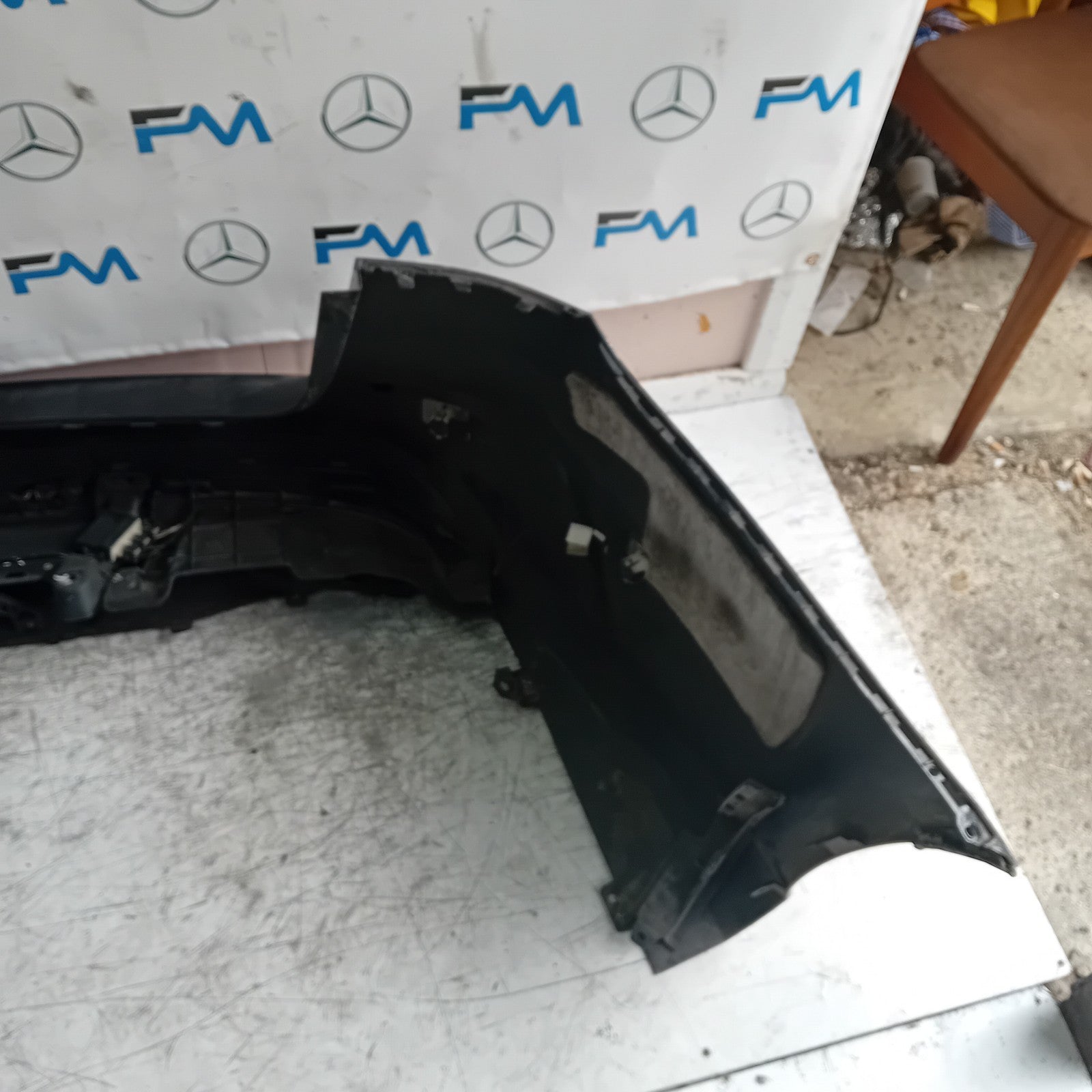 MERCEDES  C-CLASS S205 ESTATE REAR BUMPER 2014 BLACK COMPLETE A2058856538 FMX67