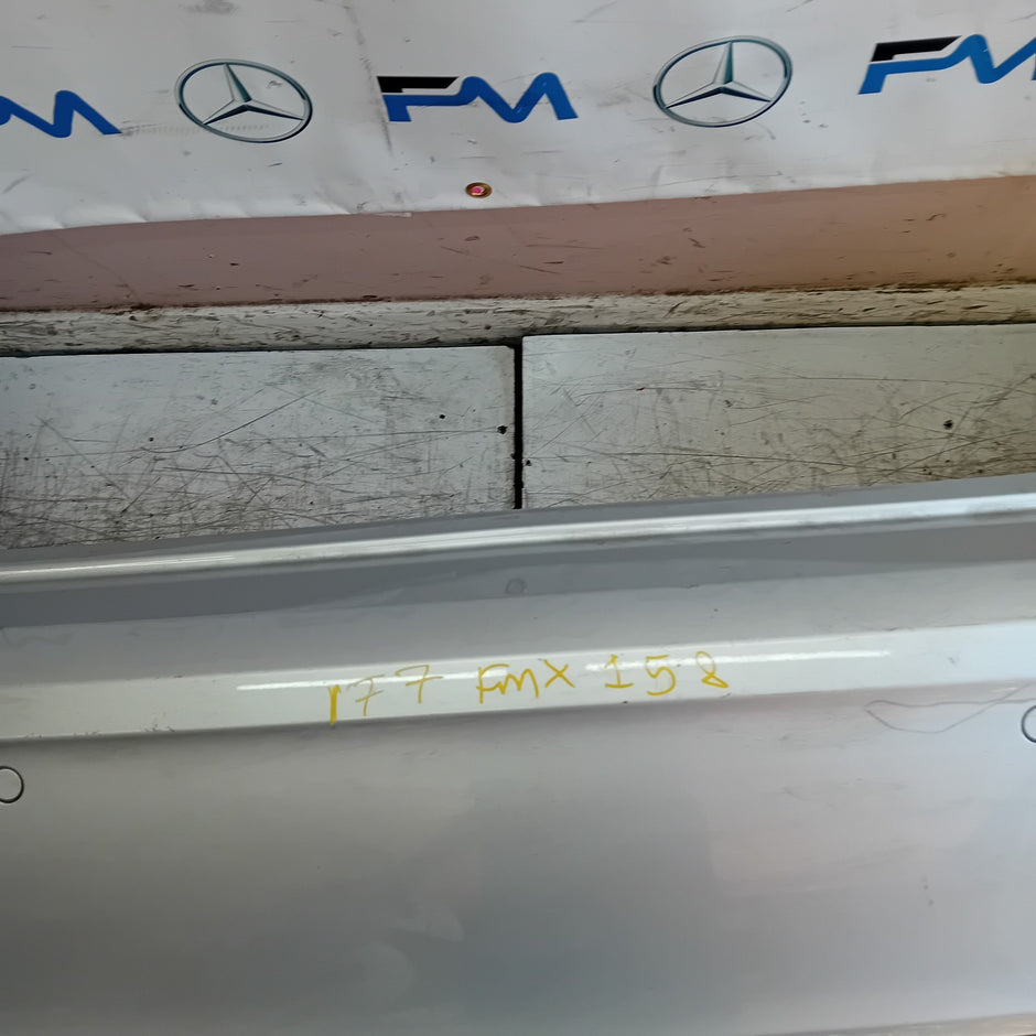 MERCEDES BENZ A-CLASS W177 REAR BUMPER A1778804801 2018 GREY COMPLETE FMX158