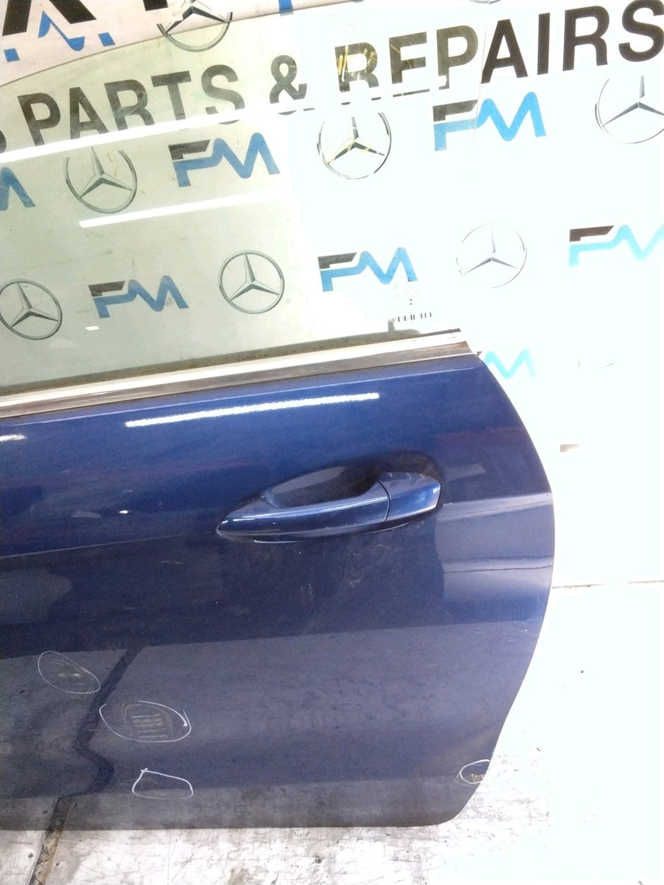 MERCEDES BENZ E-CLS W207  PASSENGER FRONT DOOR NSF BLUE 2009-16  FMD593