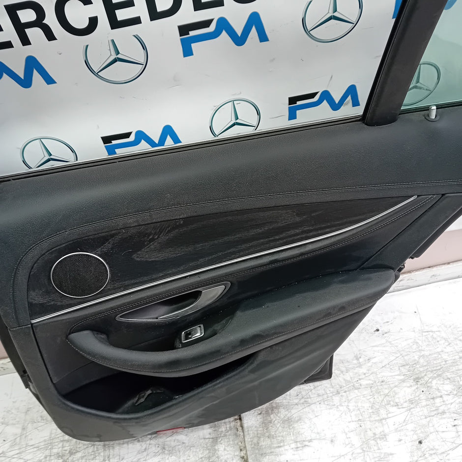 MERCEDES E-CLASS W213 SLN DRIVER REAR DOOR OSR BLUE 2016 ON COMPLETE FMD270