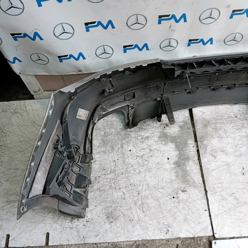 MERCEDES BENZ CLA W117 REAR BUMPER SILVER 2013-19 A1178851065 FMX91