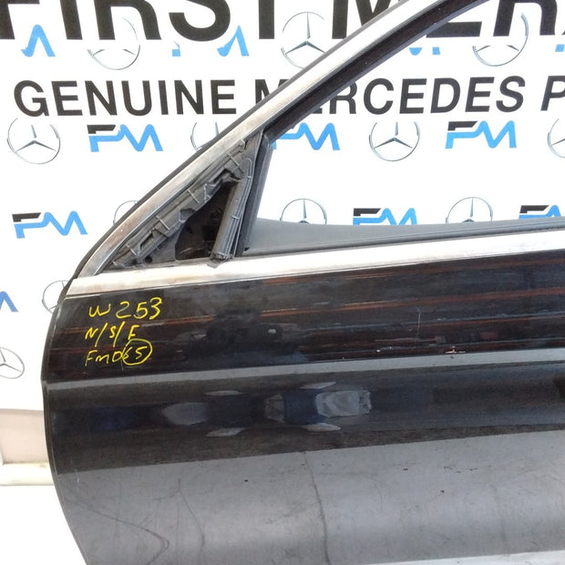 MERCEDES BENZ GLC W253 PASSENGER SIDE FRONT DOOR N/S/F COMPLETE BLACK FMD65