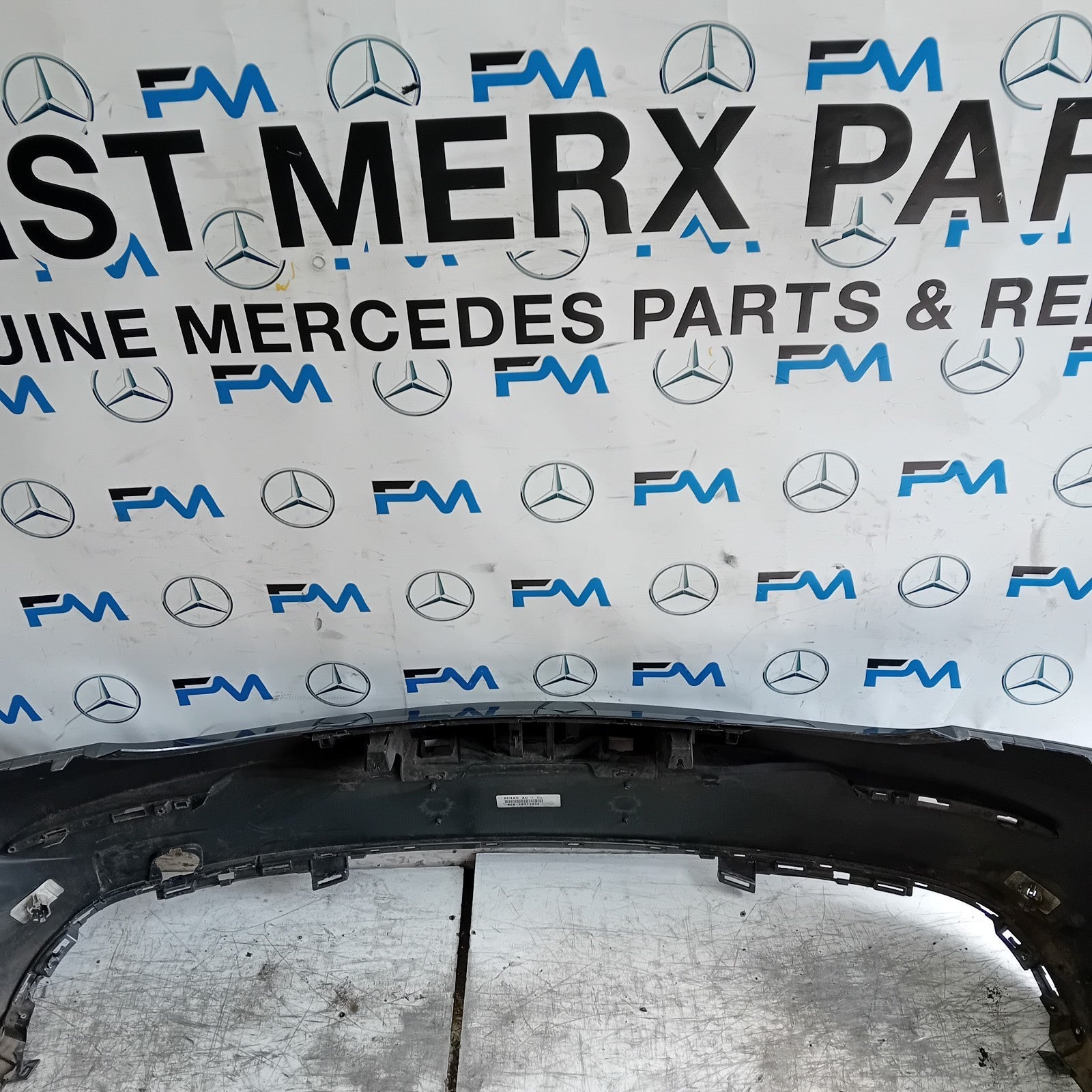 MERCEDES BENZ C-CLASS C205 COUPE GREY REAR BUMPER 2014 ON FMX95