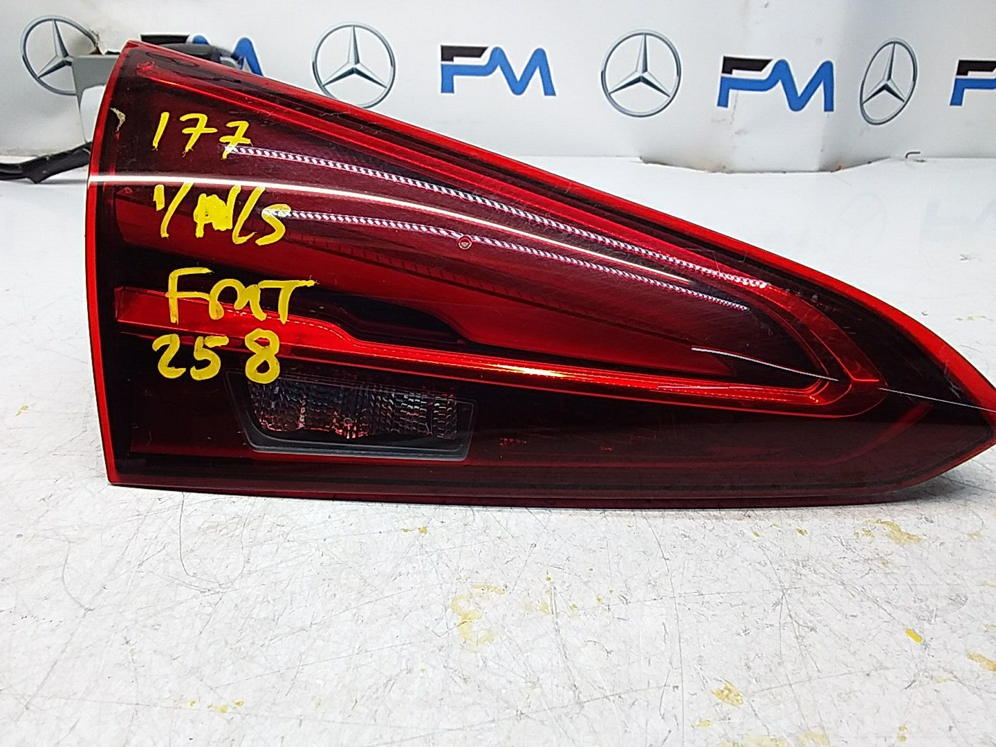 MERCEDES A-CLASS W177 PASSENGER LEFT NS REAR INNER TAIL LIGHT A1779062704 FMT258