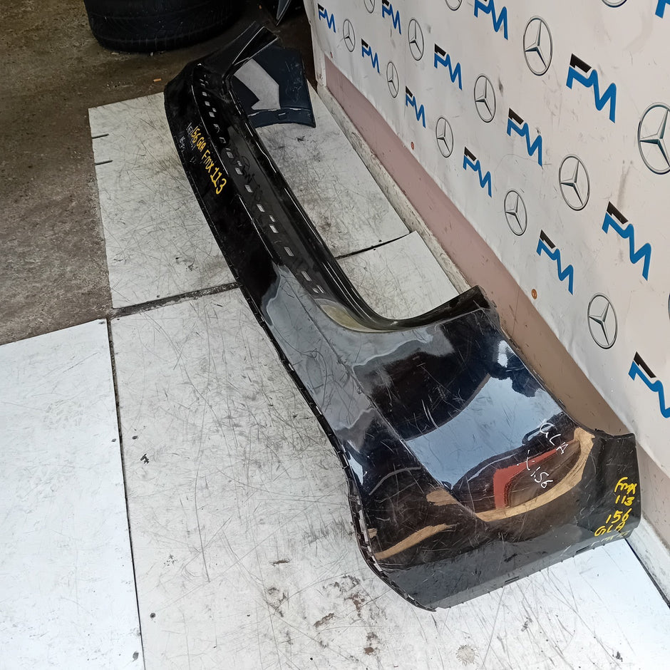 MERCEDES BENZ GLA X156 REAR BUMPER BLACK 2014-19  A1568800003 FMX113