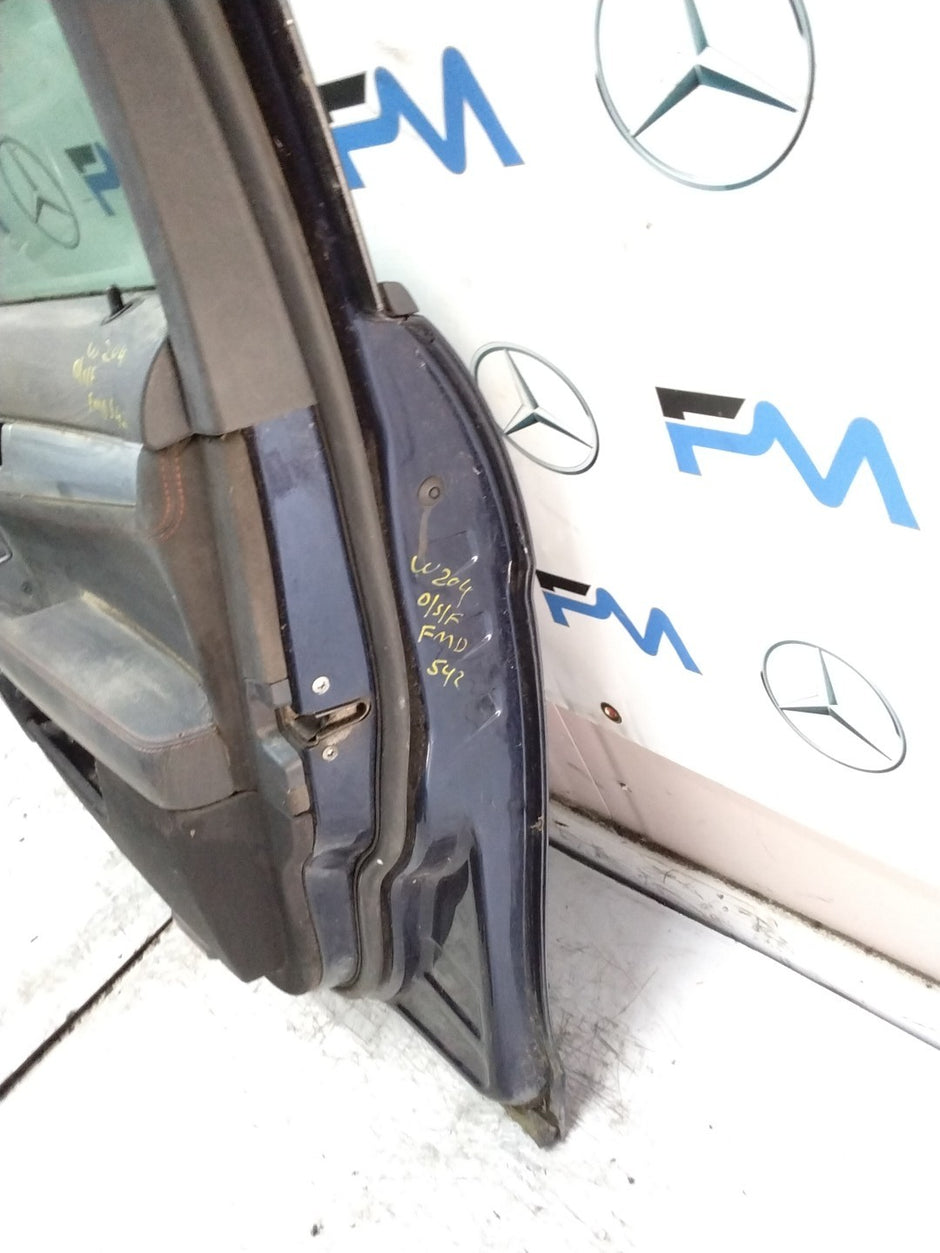 MERCEDES C-CLASS W204 SLN DRIVER FRONT DOOR OSF BLUE 2008-14 FMD542