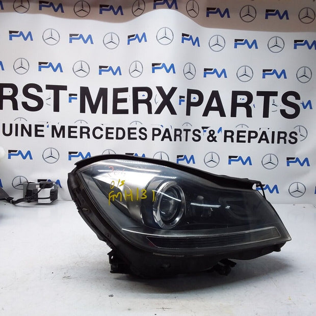 2011 MERCEDES C-CLASS W204 HEADLIGHT DRIVER OS A2048204639 FMH131 LED INTELLIGEN
