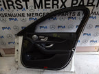 MERCEDES BENZ C-CLASS W205 DRIVER SIDE FRONT DOOR O/S/F COMPLETE WHITE  FMD88