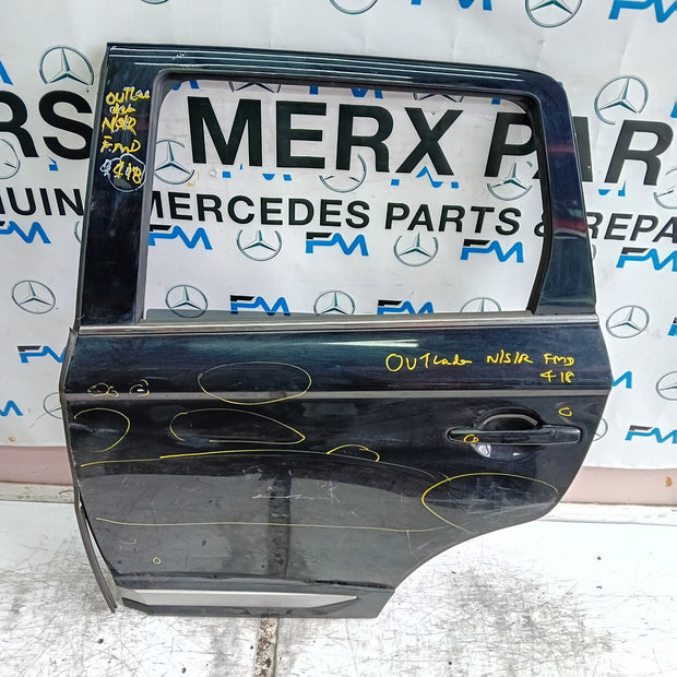 MITSUBISHI OUTLANDER MK3 PASSENGER SIDE REAR DOOR NSR 2013 BLACK FMD418