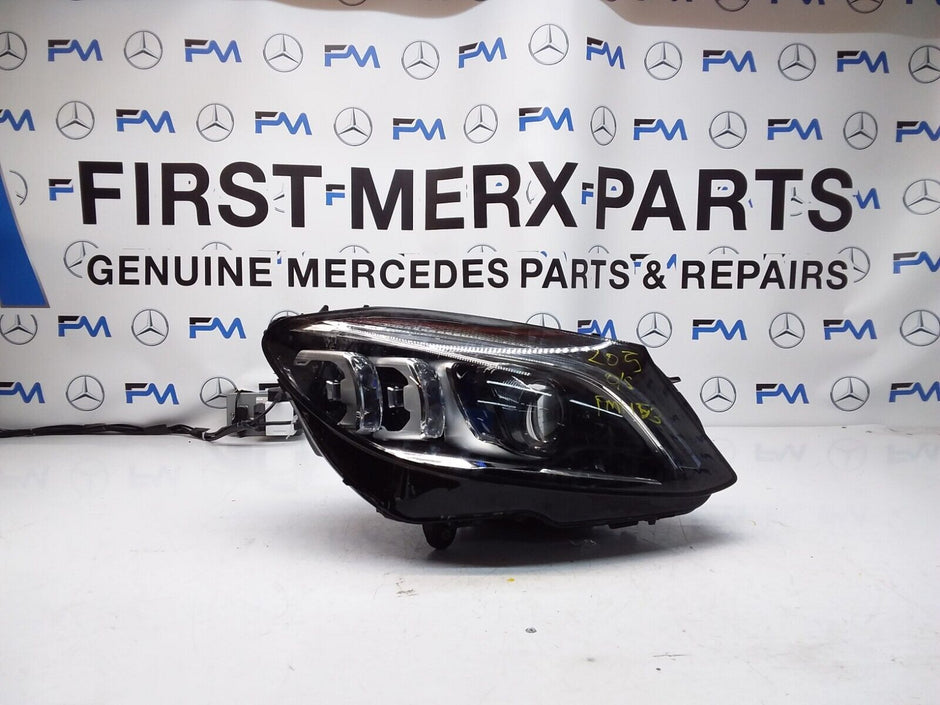 2018 MERCEDES C-CLASS W205 O/S HEADLIGHT COMPLETE  FACELIFT A2059069609 FMH53 