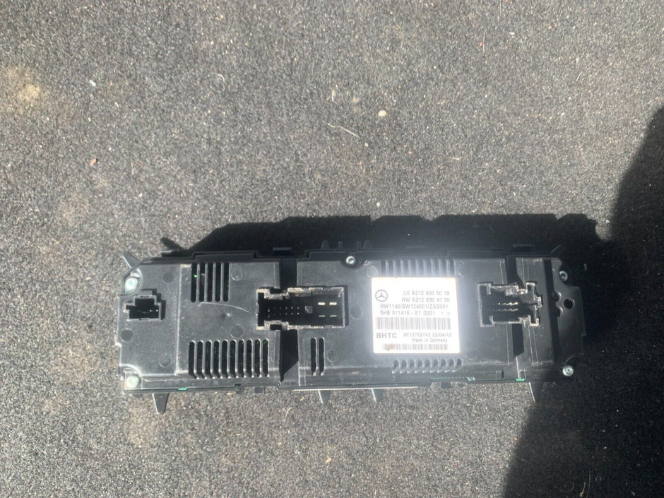 MERCEDES BENZ E CLASS 212 SERIES 2009-2016 HEATER/AC CONTROLLER AUTOMATIC