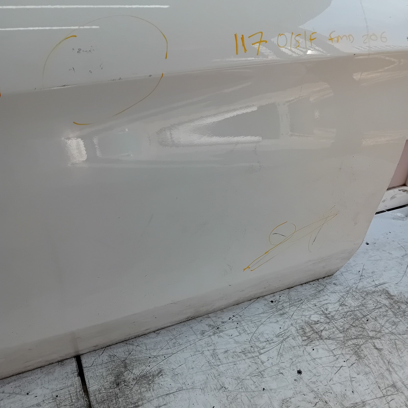 MERCEDES BENZ CLA W117 COUPE DRIVER FRONT DOOR OSF WHITE 2013- 2019 FMD206