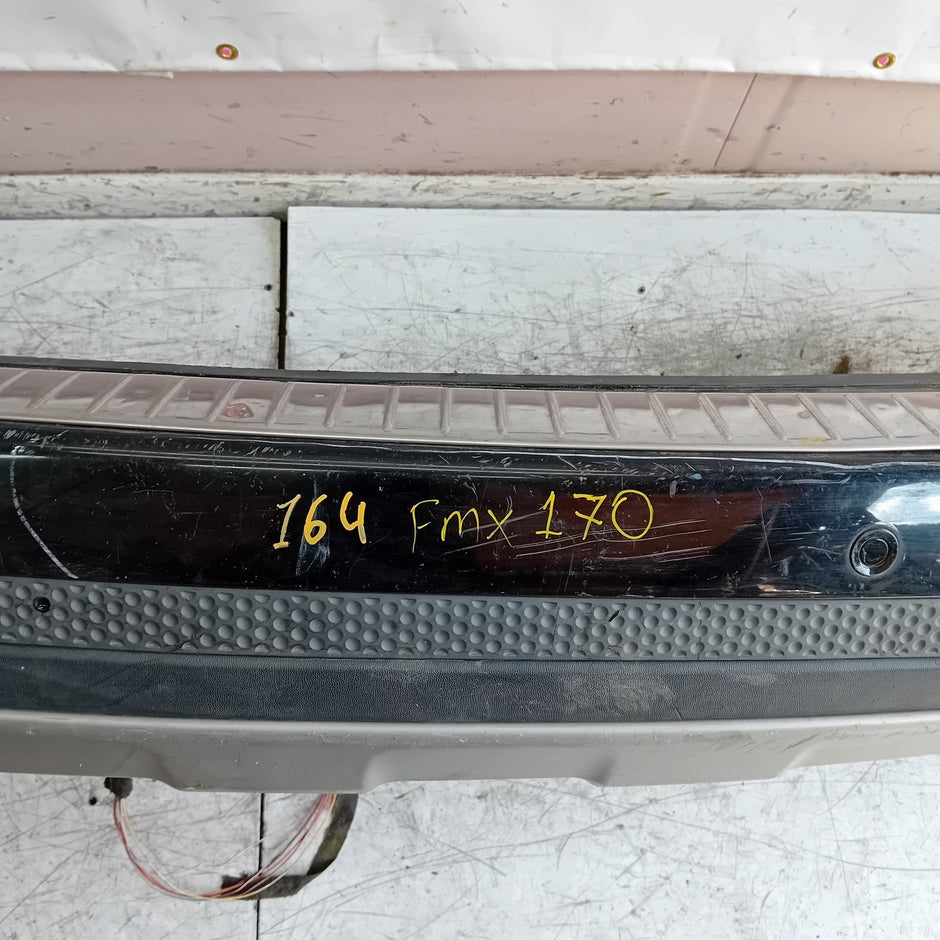 MERCEDES BENZ M-CLASS W164 REAR BUMPER A1648850066 2011 BLACK FMX170