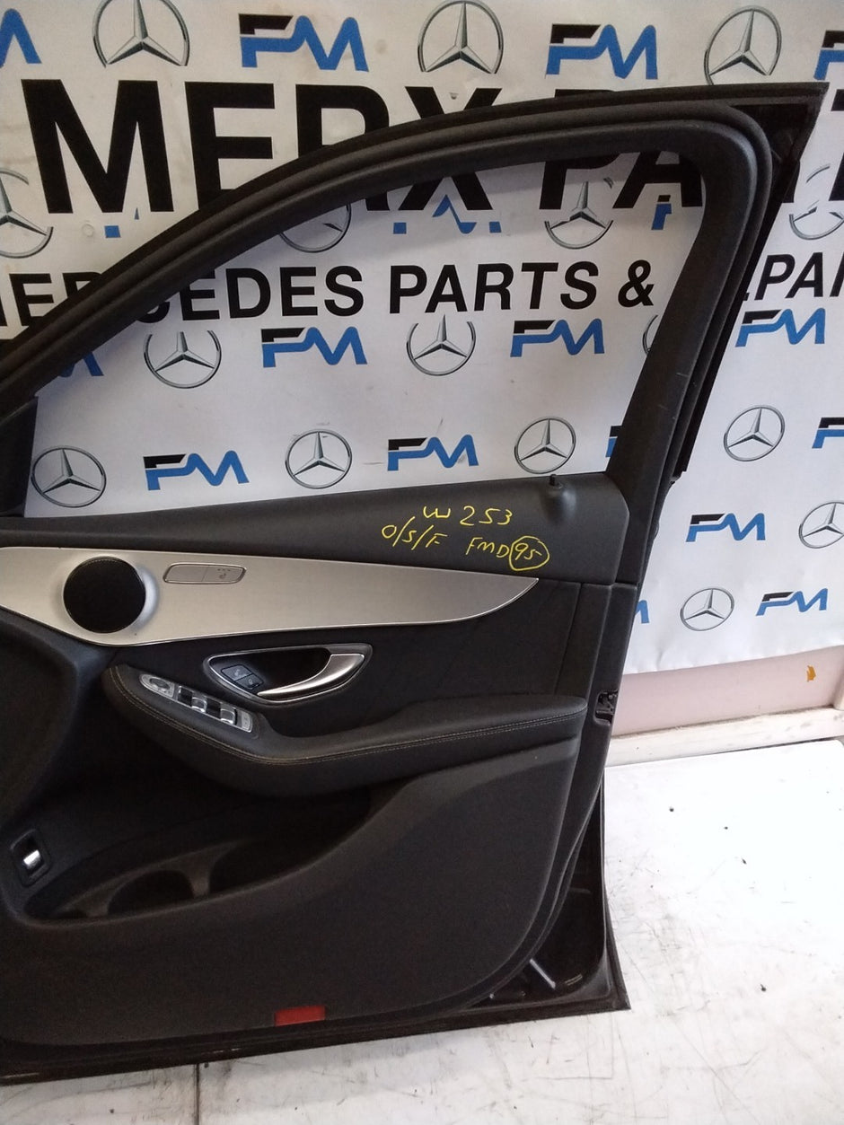 MERCEDES BENZ  GLC W253 DRIVER SIDE FRONT DOOR O/S/F COMPLETE BLACK FMD95