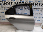 MERCEDES BENZ  C-CLASS W205 DRIVER SIDE REAR DOOR O/S/R COMPLETE SILVER FMD100