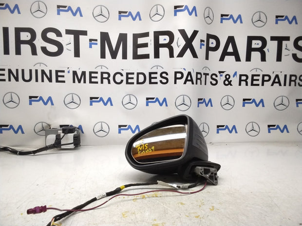 MERCEDES A-CLASS  W177 PASSENGER SIDE WING MIRROR A1778105304 GREY FMM29