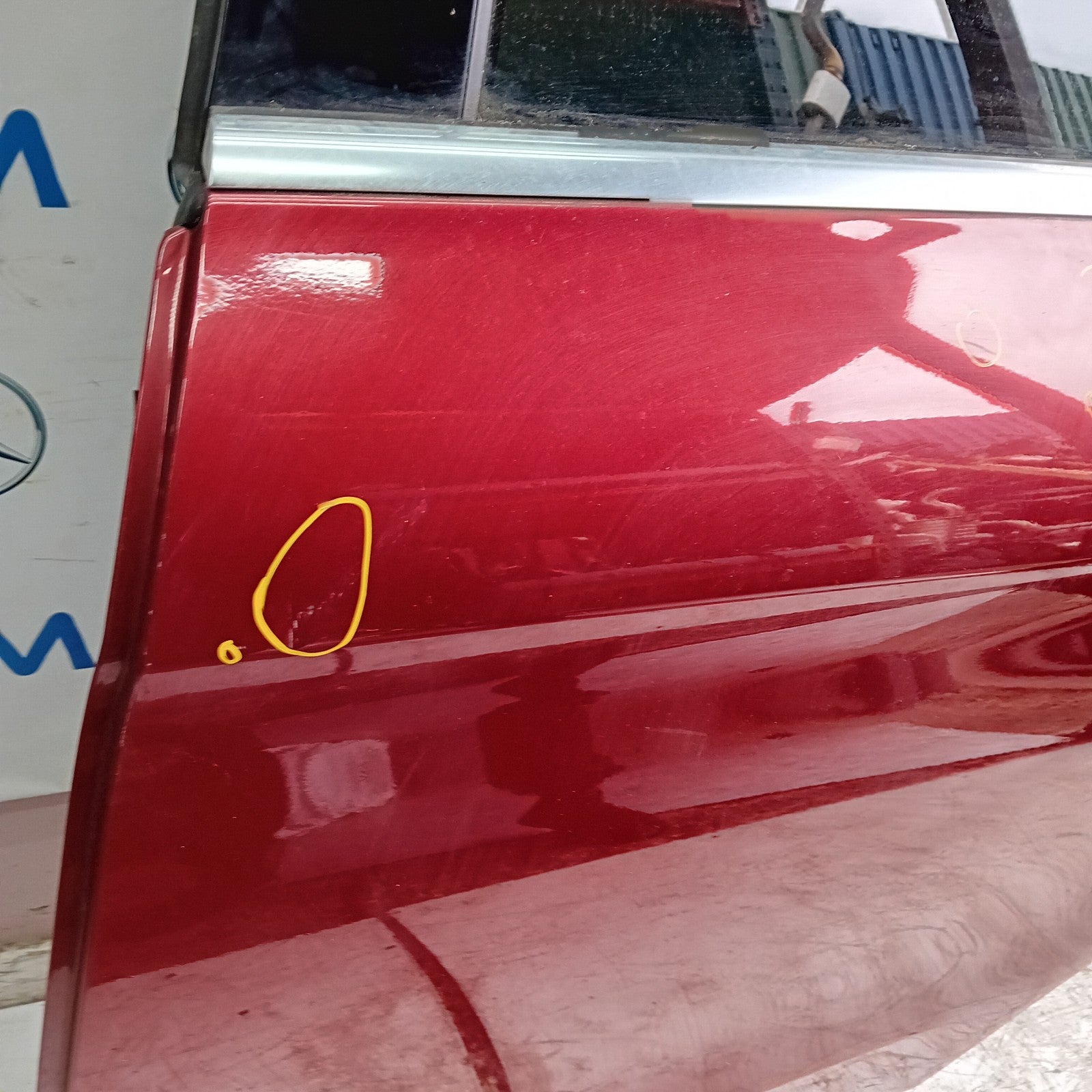MERCEDES GLC X253 CP PASSENGER REAR DOOR NSR RED 2016 ON COMPLETE FMD378