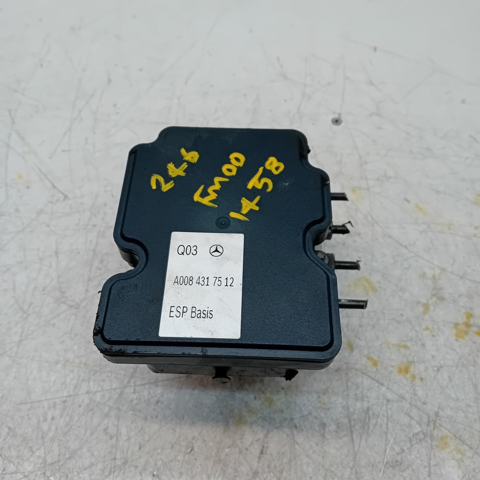 MERCEDES BENZ B-CLASS W246 ABS PUMP CONTROL MODULE UNIT A0084317512 FM001458
