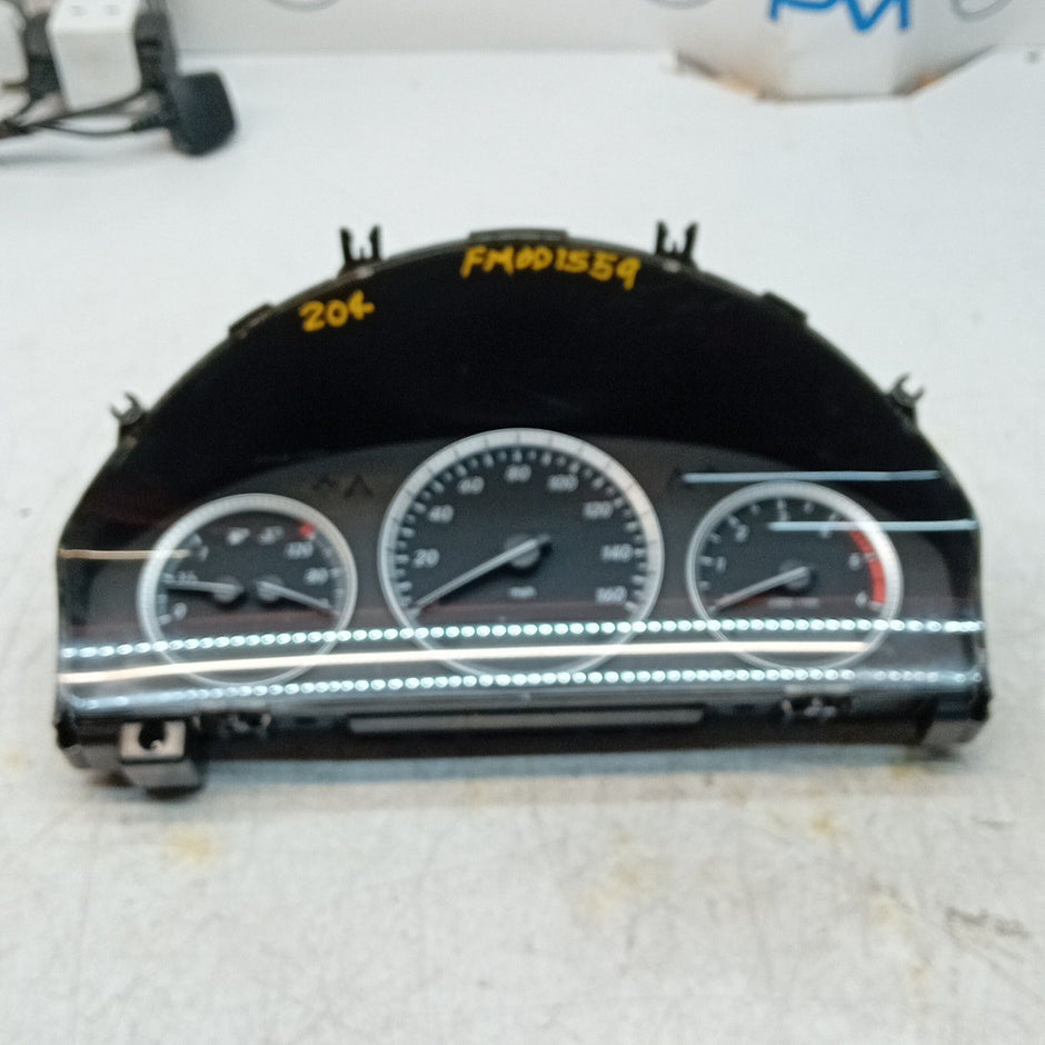 MERCEDES C-CLASS W204 SPEEDOMETER INSTRUMENT CLUSTER BLACK A2049004002 FM001559