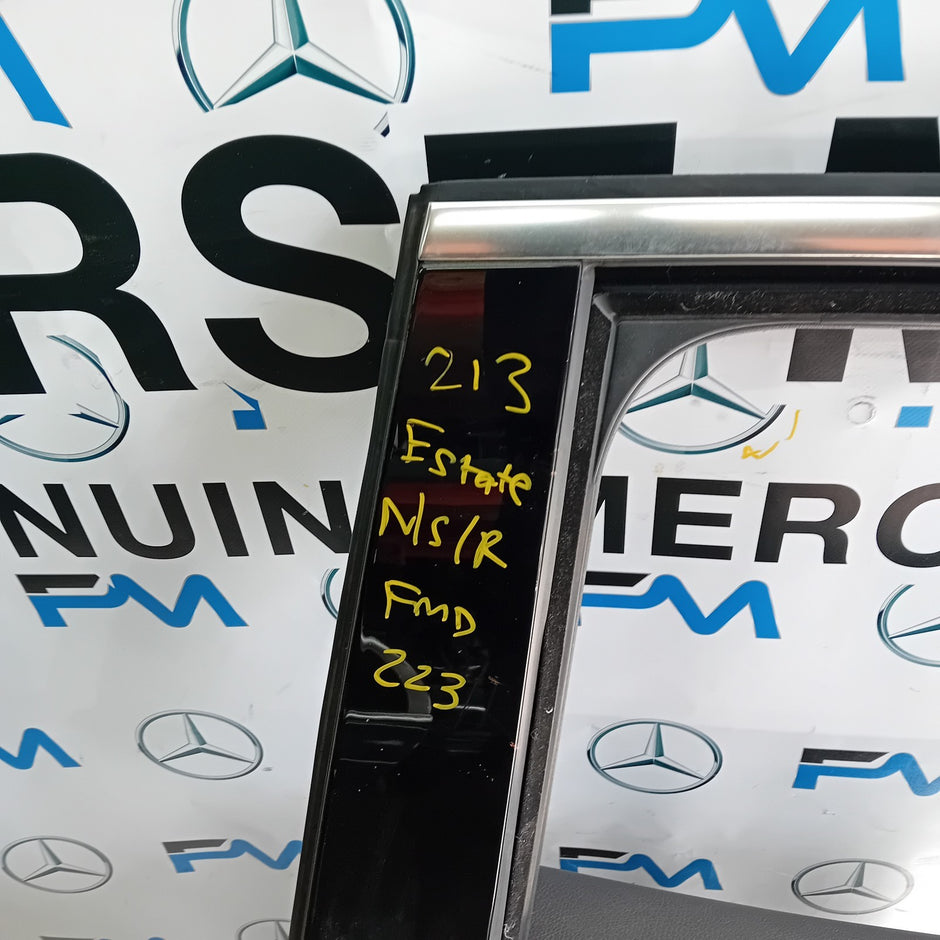 MERCEDES E-CLASS W213 EST PASSENGER REAR DOOR NSR BLACK 2016 ON COMPLETE FMD223