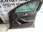MERCEDES BENZ  A-CLASS W176 DRIVER SIDE FRONT DOOR O/S/F COMPLETE GREY FMD56