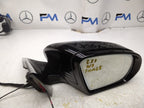 MERCEDES E-CLASS  W213 DRIVER SIDE WING MIRROR A2138100201 BLACK FMM25