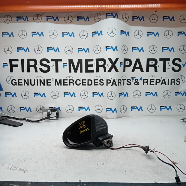 MERCEDES A-CLASS  W177 PASSENGER SIDE WING MIRROR A1778104304 GREY FMM33