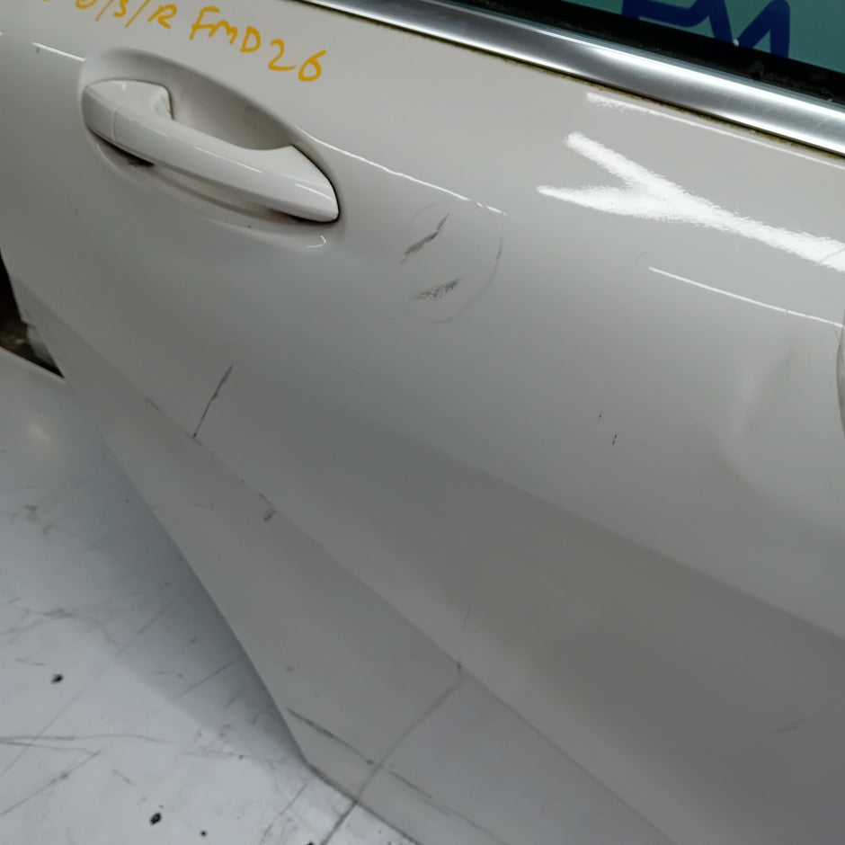 MERCEDES BENZ A-CLASS W176 DRIVER REAR DOOR (OFF SIDE REAR) WHITE FMD26