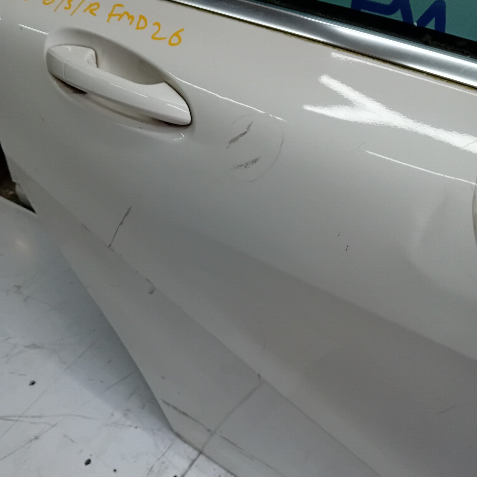 MERCEDES BENZ A-CLASS W176 DRIVER REAR DOOR (OFF SIDE REAR) WHITE FMD26