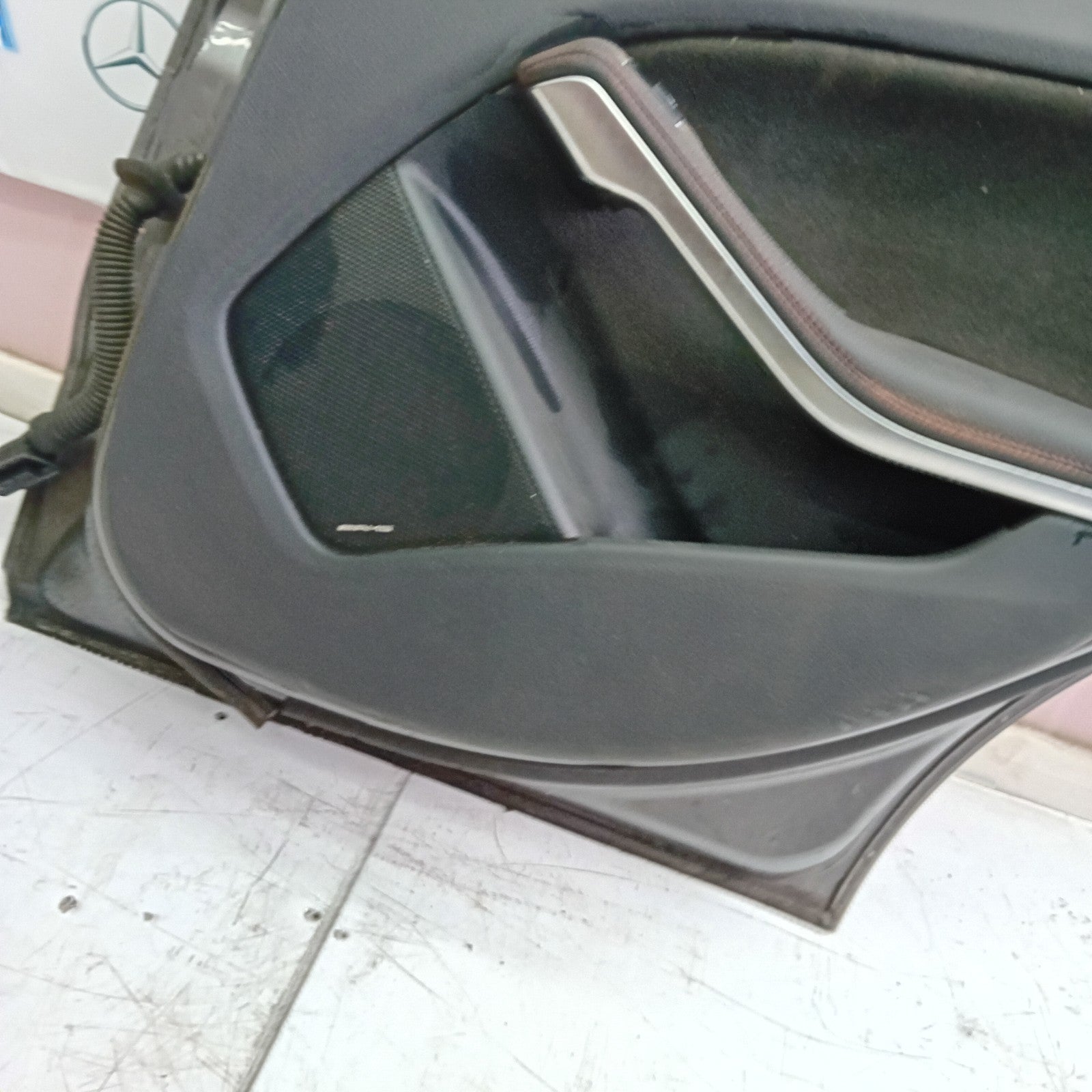 MERCEDES BENZ A-CLASS W176 DRIVER SIDE REAR DOOR O/S/R COMPLETE GREY FMD32