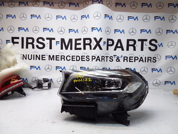 2017 MERCEDES X-CLASS W470 HEADLIGHT DRIVER OS A4709061200 FMH132 (DAMAGED)