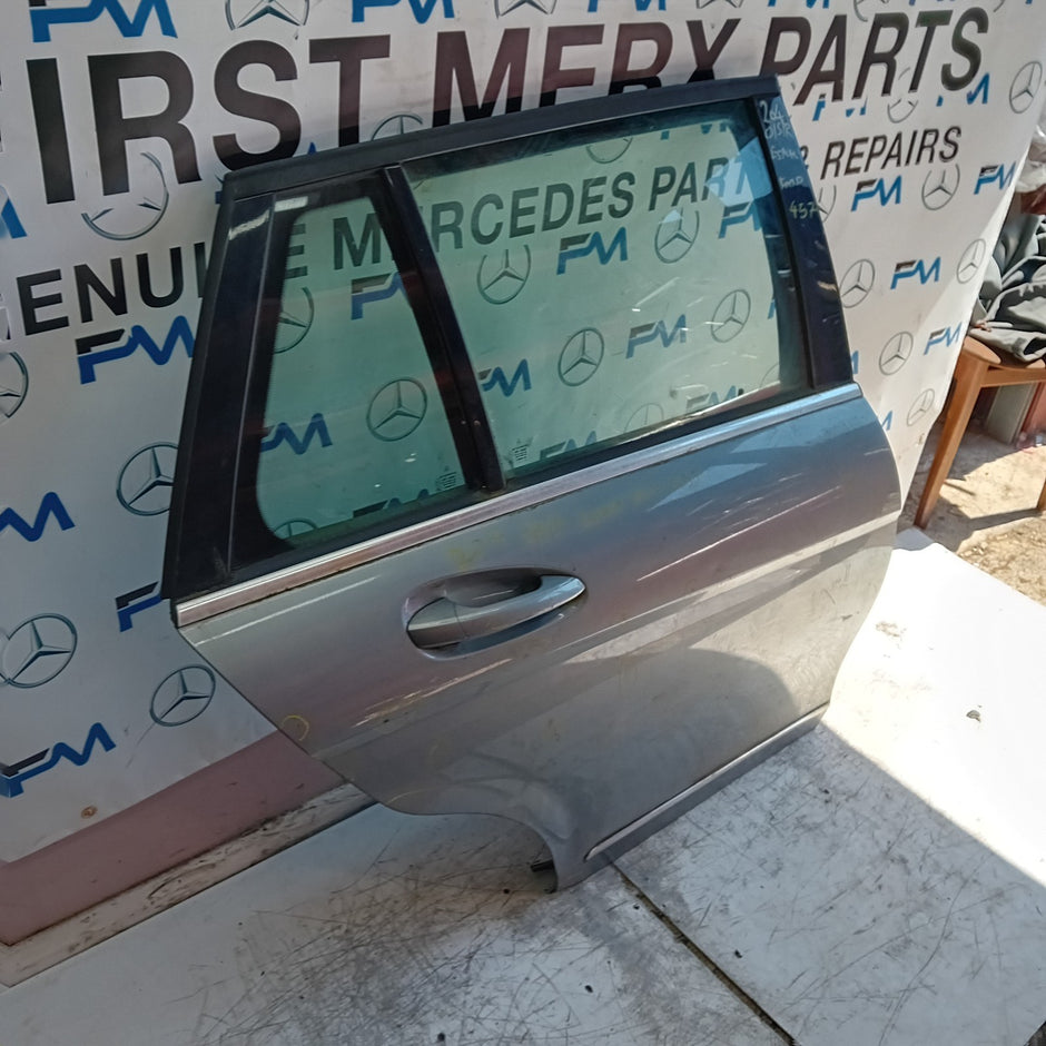 MERCEDES C-CLASS S204 EST DRIVER REAR DOOR OSR GREY 2008-14 FMD457
