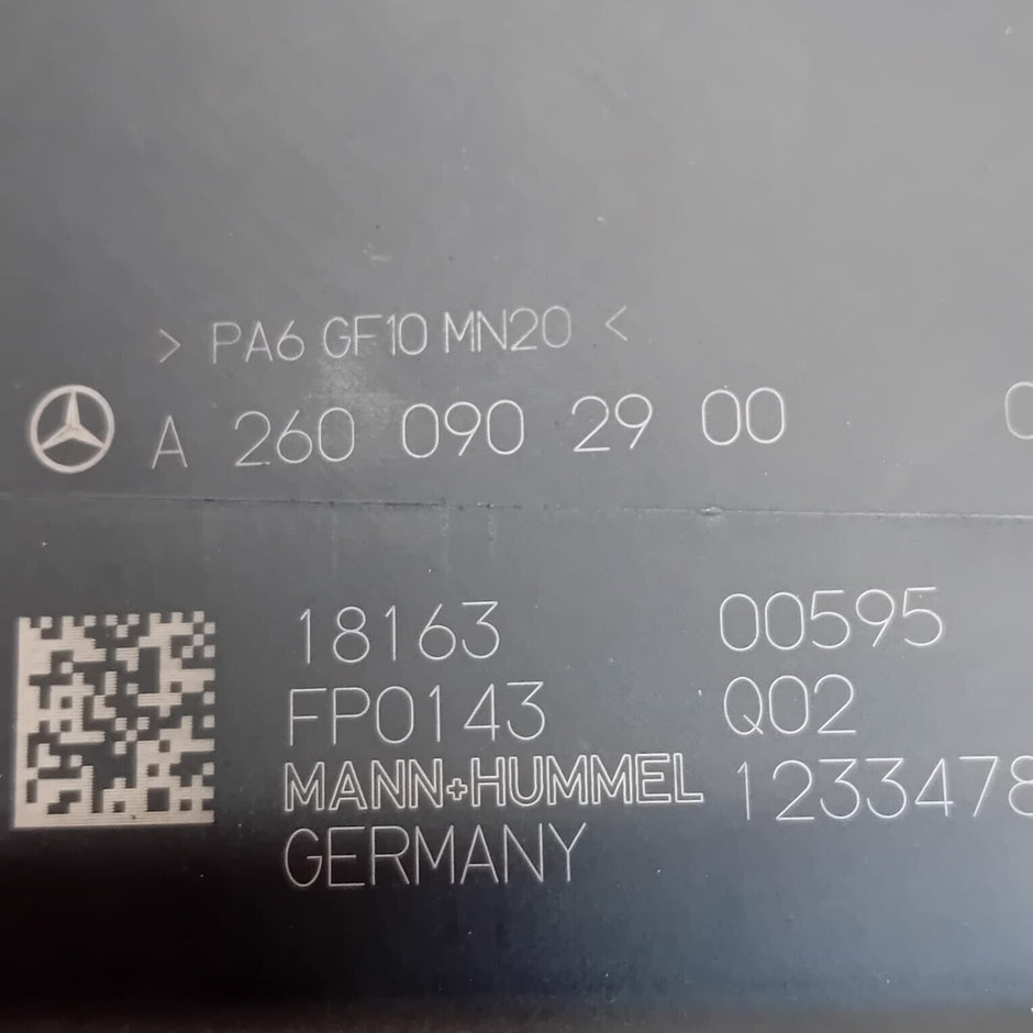 MERCEDES V177 W177 A35 2020  2.0 PETROL AIR FILTER BOX OEM A2600902900
