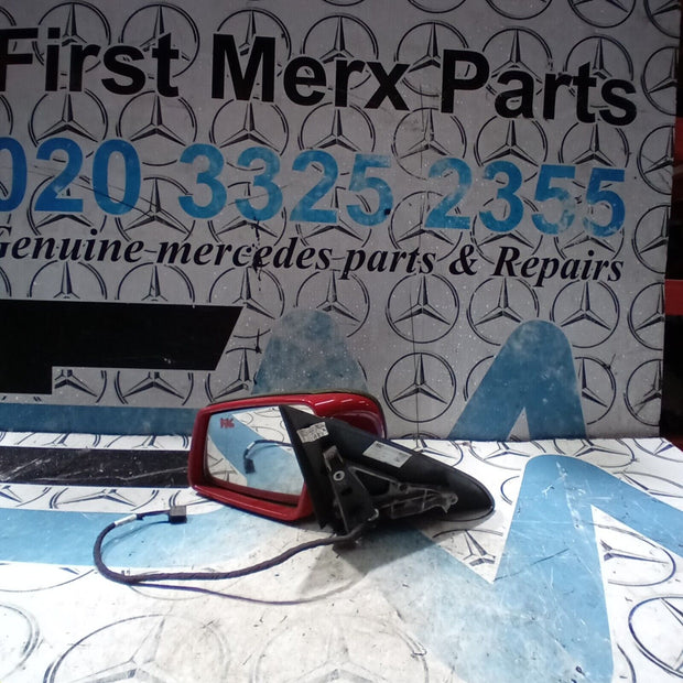 2013-2018 MERCEDES BENZ A CLASS W176 WING MIRROR PASSENGER LEFT NSF  Red & BLACK