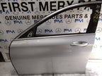 MERCEDES E-CLS W213 SLN PASSENGER FRONT DOOR NSF SILVER 2016-20 COMPLETE FMD594