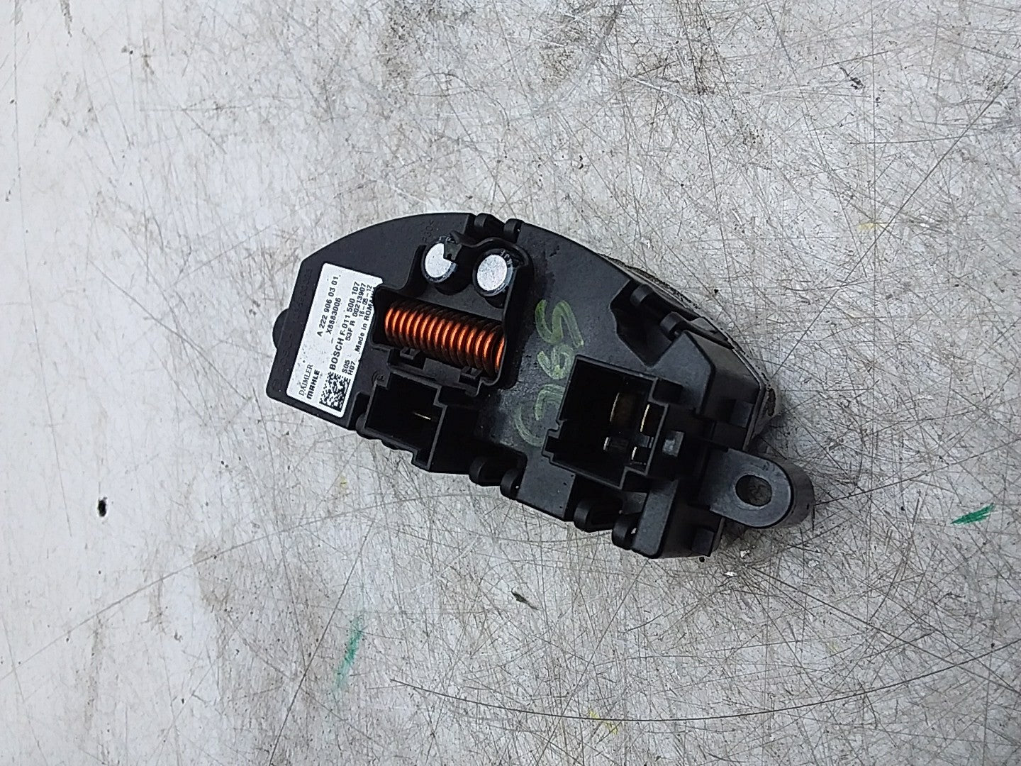 MERCEDES S-CLASS W222 RESISTOR BLOWER REGULATOR HEATING A2229060301 FMR276