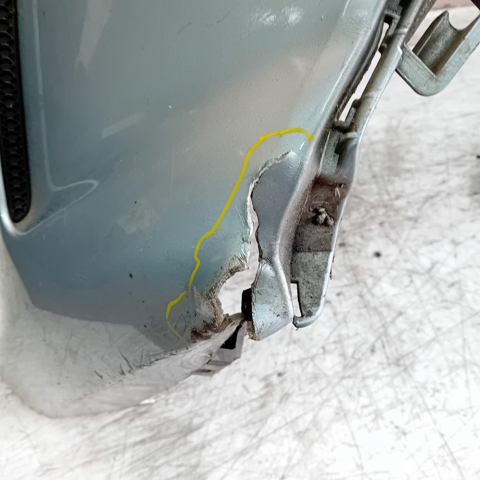 MERCEDES BENZ C-CLASS W205 REAR BUMPER 2015 SILVER A2058555738 FMX51