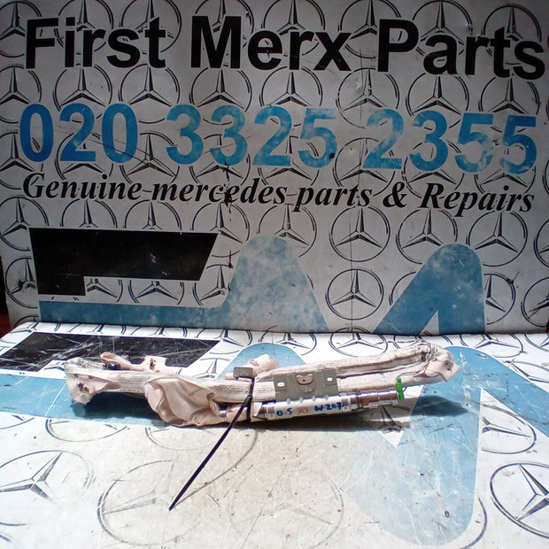 MERCEDES BENZ W207 COUPE LEFT SIDE CURTAIN ROOF BAG A2078600102 2013-2016 FM56