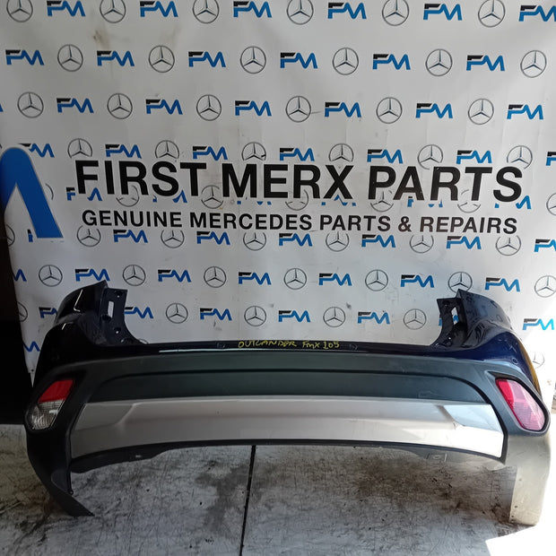 MITSUBISHI OUTLANDER MK3 REAR BUMPER BLUE 2013 COMPLETE FMX105